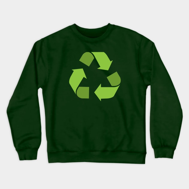 Go Green Reduce, Reuse, Recycle, Repurpose Crewneck Sweatshirt by LittleBean